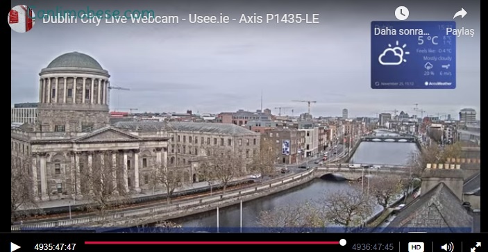 İrlanda Dublin Canlı Kamera İzle