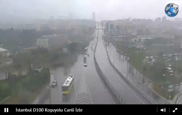 İstanbul D100 Koşuyolu Canlı Mobese İzle
