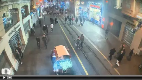 İstanbul İstiklal Caddesi 1 Canlı Mobese İzle