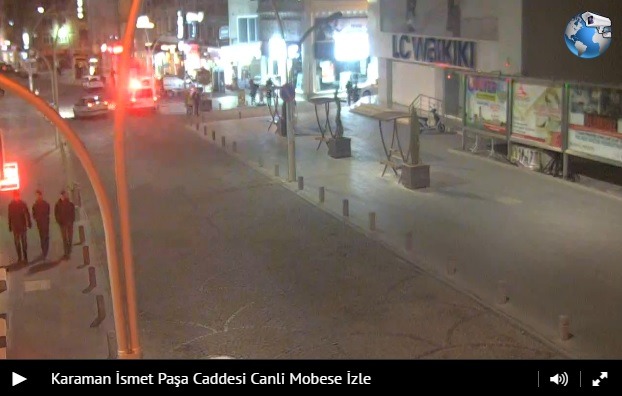 Karaman İsmet Paşa Caddesi Canlı Mobese İzle