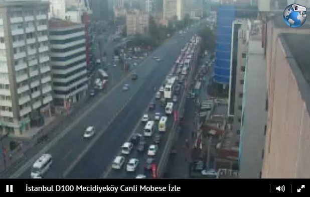İstanbul D100 Mecidiyeköy Canlı Mobese İzle
