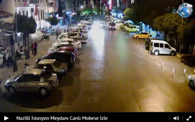 Aydın Nazilli İstasyon Meydanı Canlı Mobese İzle