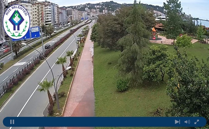 Rize Menderes Bulvarı Canlı Mobese İzle