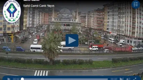 Rize Menderes Bulvarı Sahil Cami Canlı Mobese İzle
