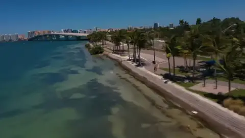 Amerika Florida Sarasota Siesta Plaj Canlı Mobese İzle