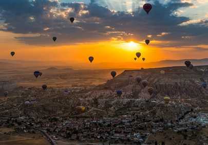 Kapadokya Havadan Kamera Görüntüsü İzle
