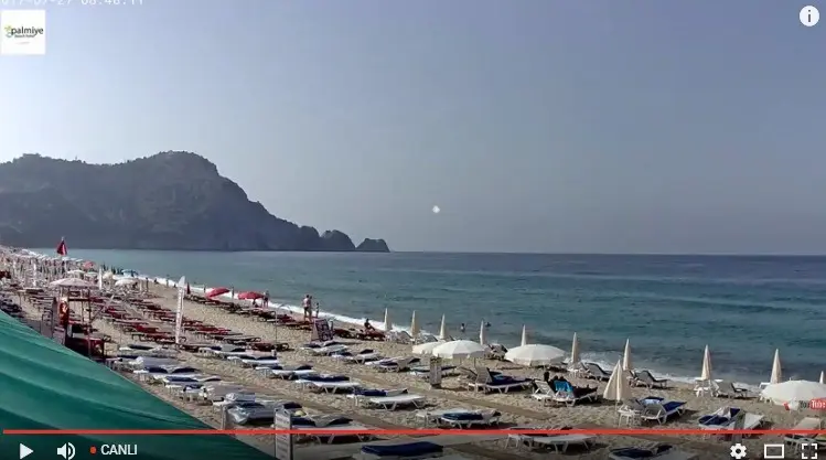 Alanya Kuş Bakışı Plaj Sahil Canlı Mobese İzle