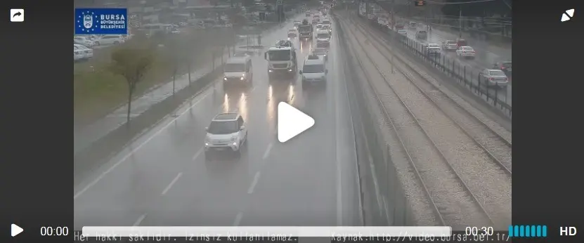 Bursa İzmir Yolu Canlı Mobese İzle