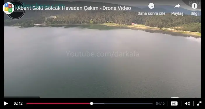 Abant Gölü Havadan Kamera İzle