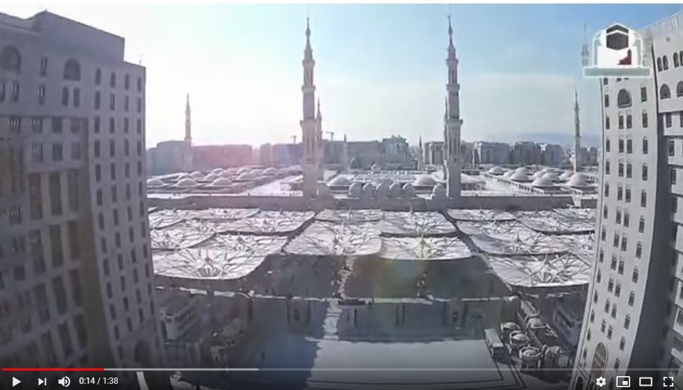 Havadan Mescid-i Nebevi Kamera Görüntüsü İzle