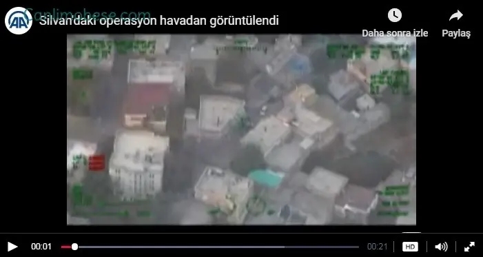Silvan Hava Kamera Operasyon İzle