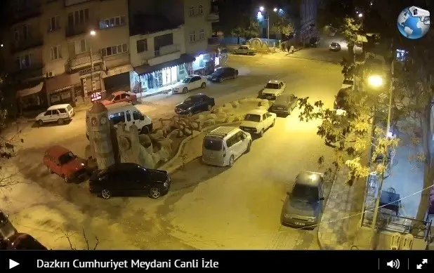 Afyon Dazkırı Cumhuriyet Meydanı Canlı Mobese İzle