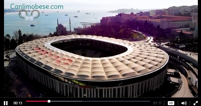 Havadan Vodafone Arena Stadı Kamera Görüntüleri İzle