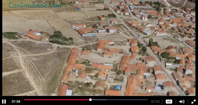 Afyon Balmahmut Köyü Havadan Kamera İzle