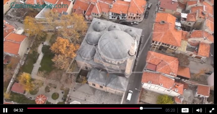 Afyon İmaret Camii Havadan Kamera Görüntüsü İzle