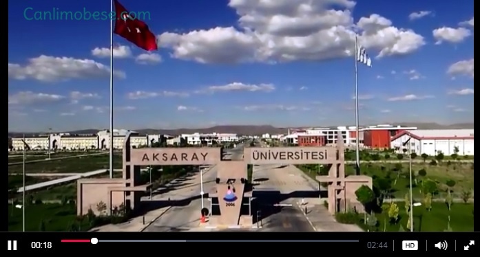 Aksaray Üniversitesi Havadan Kamera