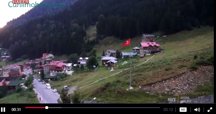 Havadan Ayder Yaylası