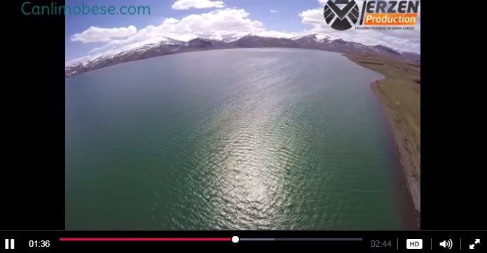 Çıldır Gölü Havadan Çekim Kamerası İzle