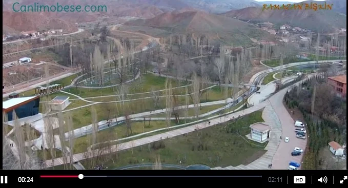 Aksaray Kılıçarslan Parkı Havadan Kamera Görüntüsü İzle
