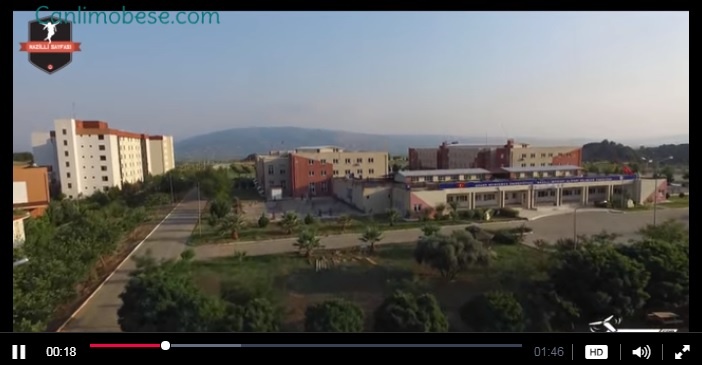 Aydın Nazilli İktisadi ve İdari Bilimler Fakültesi Havadan Kamera İzle