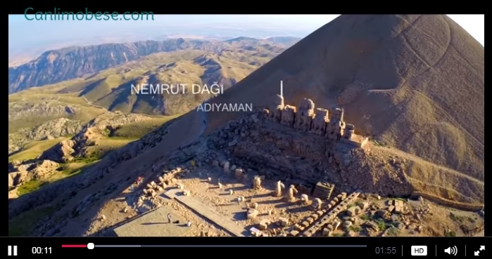 Nemrut Dağı Havadan Kamera Görüntüsü İzle