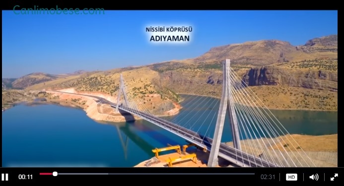 Adıyaman Nissibi Köprüsü Havadan Kamera Görüntüsü İzle