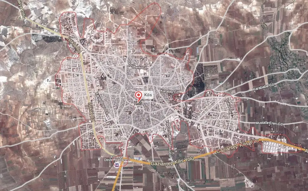 Kilis Uydu Görüntüsü Haritası