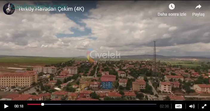 Yozgat Yerköy Havadan Kamera Çekimi İzle
