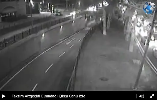 Taksim Meydanı Altgeçidi Elmadağı Çıkışı Canlı İzle