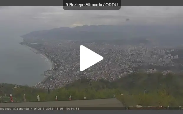 Ordu Şehir Merkezi Canlı Mobese İzle