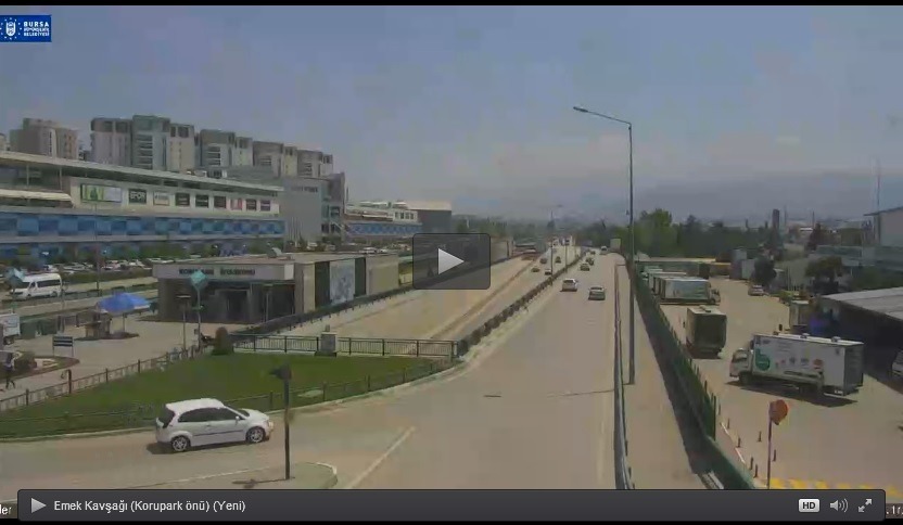 Bursa Emek Kavşağı Korupark Canlı Mobese İzle