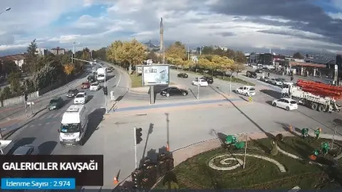 Konya Galericiler Kavşağı Canlı Mobese İzle