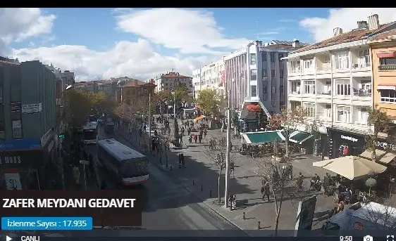 Konya Gedavet Zafer Meydanı Canlı Mobese İzle
