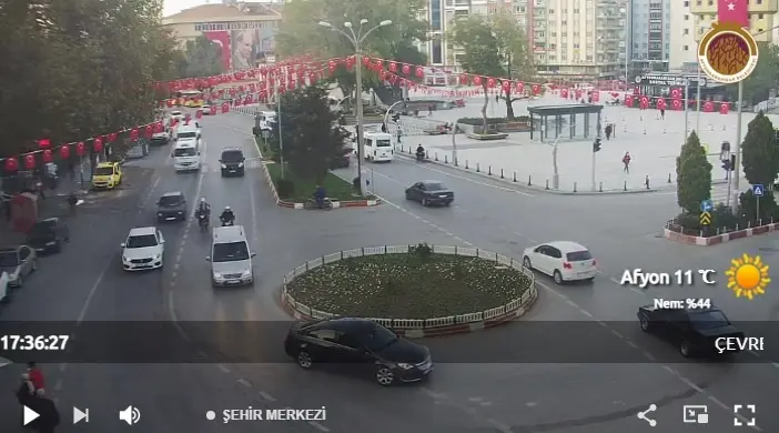 Afyon Merkez Canlı Mobese İzle