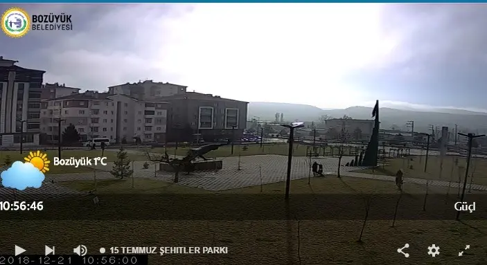 Bozüyük 15 Temmuz Şehitler Parkı Canlı İzle