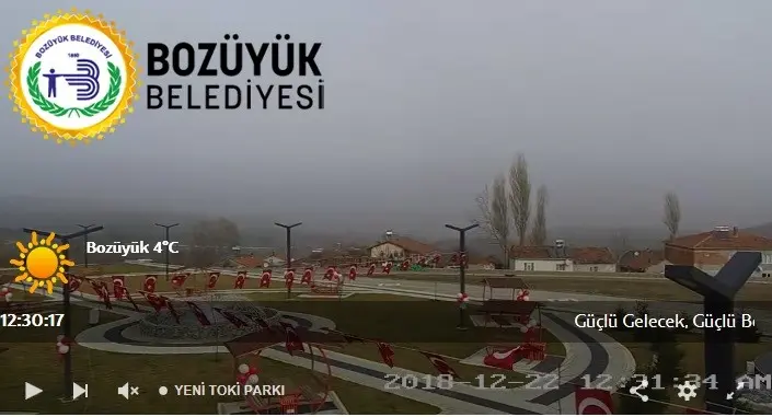 Bilecik Bozüyük Toki Parkı Canlı İzle