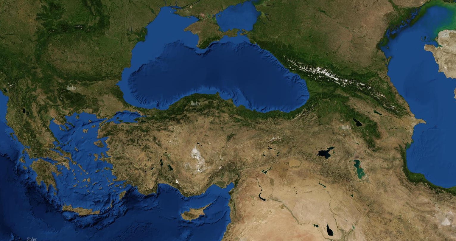 Turkiye Uydu Haritasi