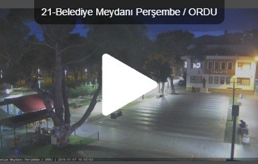 Ordu Peşembe Belediye Meydanı Canlı İzle
