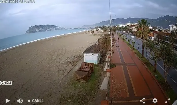Antalya Alanya Oba Sahili Canlı Mobese İzle