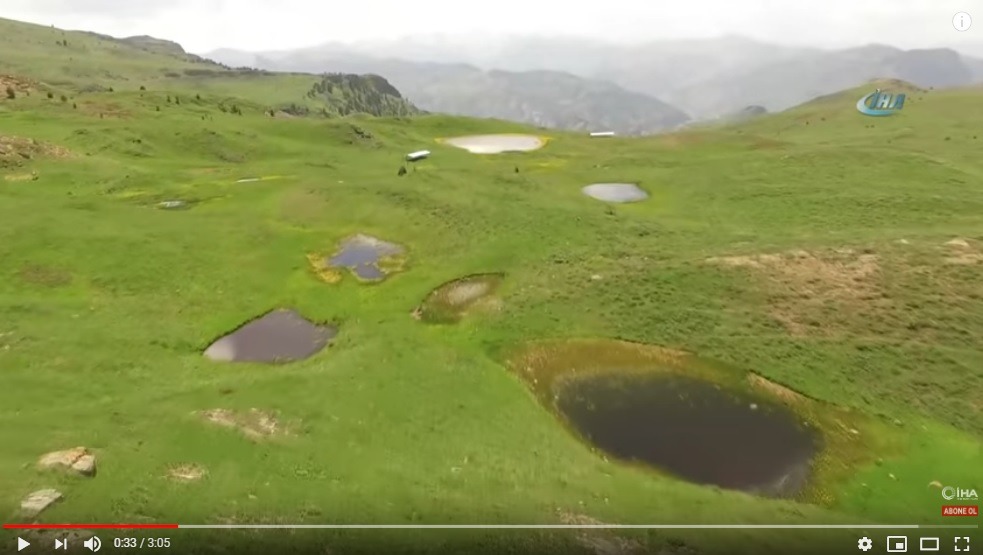 Dörtkonak Dipsiz Göl Havadan Kamera İzle