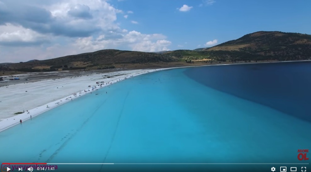 Salda Gölü Havadan Kamera İzle