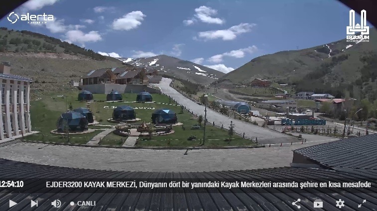 Palandöken Kış Bahçesi Canlı Mobese İzle