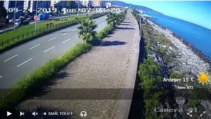 Ardeşen Sahili Canlı Mobese Kamera İzle