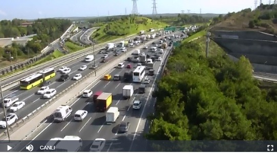 İstanbul Tem Hasdal Arıcılar Canlı Kamera İzle