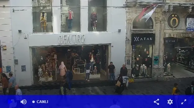 İstiklal Caddesi Canlı Mobese İzle