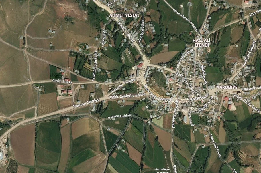 Aydıntepe Uydu Görüntüsü Haritası, Bayburt