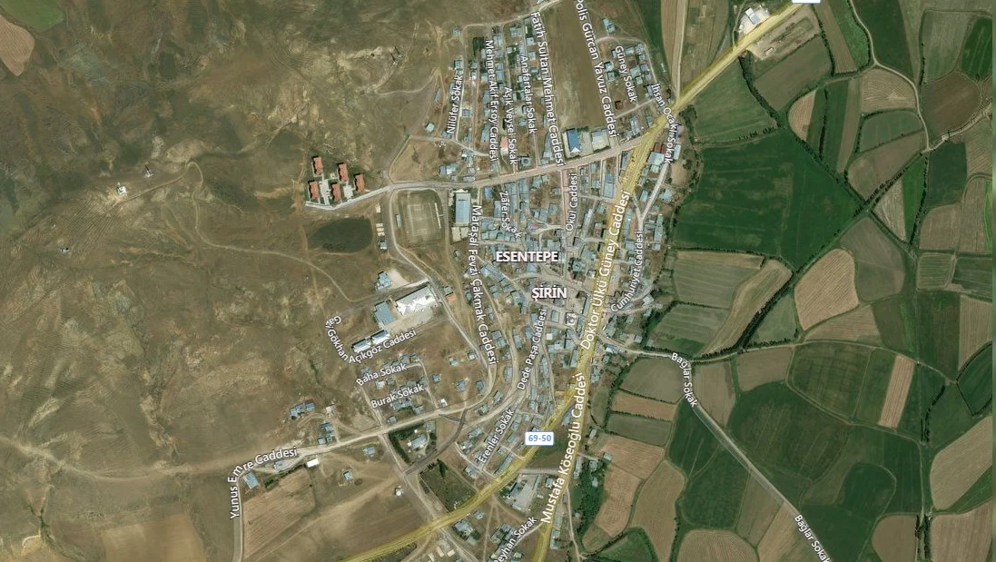 Demirözü Uydu Görüntüsü Haritası, Bayburt