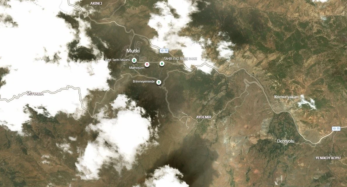 Mutki Uydu Görüntüsü Haritası, Bitlis