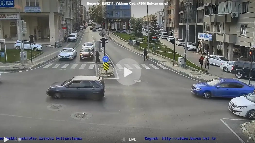 Bursa Beşevler Fsm Bulvarı Canlı Mobese