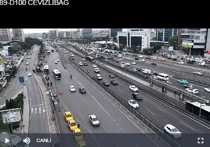 İstanbul D’100 Cevizlibağ Canlı Mobese